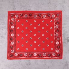 画像2: 60's GUARANTEED FAST COLOR 花柄 バンダナ (2)