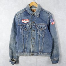 画像2: 60〜70's LEVI'S 70505 BIGE "HONDA" パッチ付き デニムジャケット SIZE40 (2)