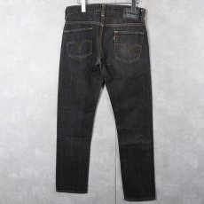 画像2: 2000's Levi's "SKINNY 511" ブラックデニムパンツ W30 (2)
