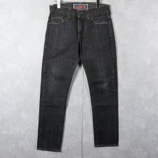 画像1: 2000's Levi's "SKINNY 511" ブラックデニムパンツ W30 (1)