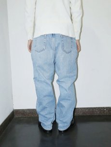 画像4: 〜90's L.L.Bean USA製 裏地ネル デニムパンツ W37 (4)