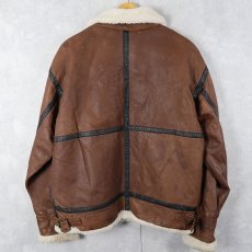 画像2: Authentic International Outerwear B-3 TYPE ムートンフライトジャケット  (2)