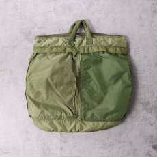 画像1: 70's U.S.ARMY ナイロン ヘルメットバッグ (1)