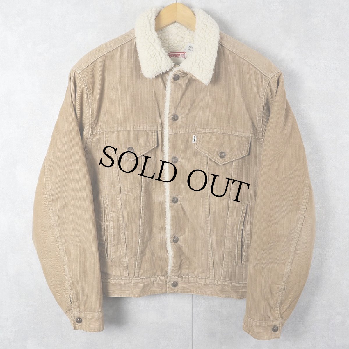 画像1: 70's Levi's USA製 70608 コーデュロイボアジャケット SIZE42 (1)