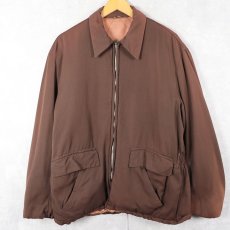 画像1: 50〜60's 裏キルティング ギャバジンジャケット  (1)