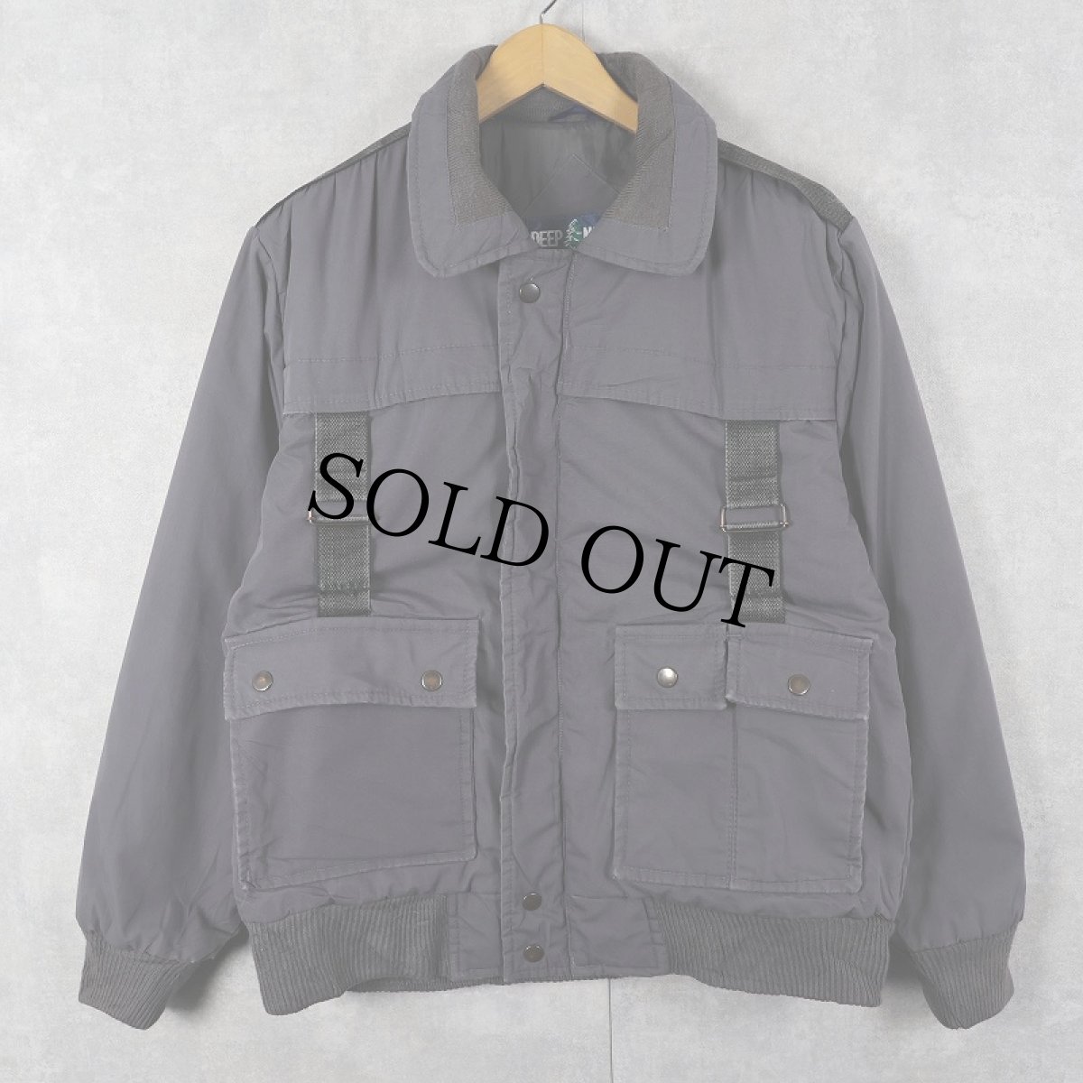 画像3: 80〜90's DEEP NORTH 中綿入りジップジャケット M (3)