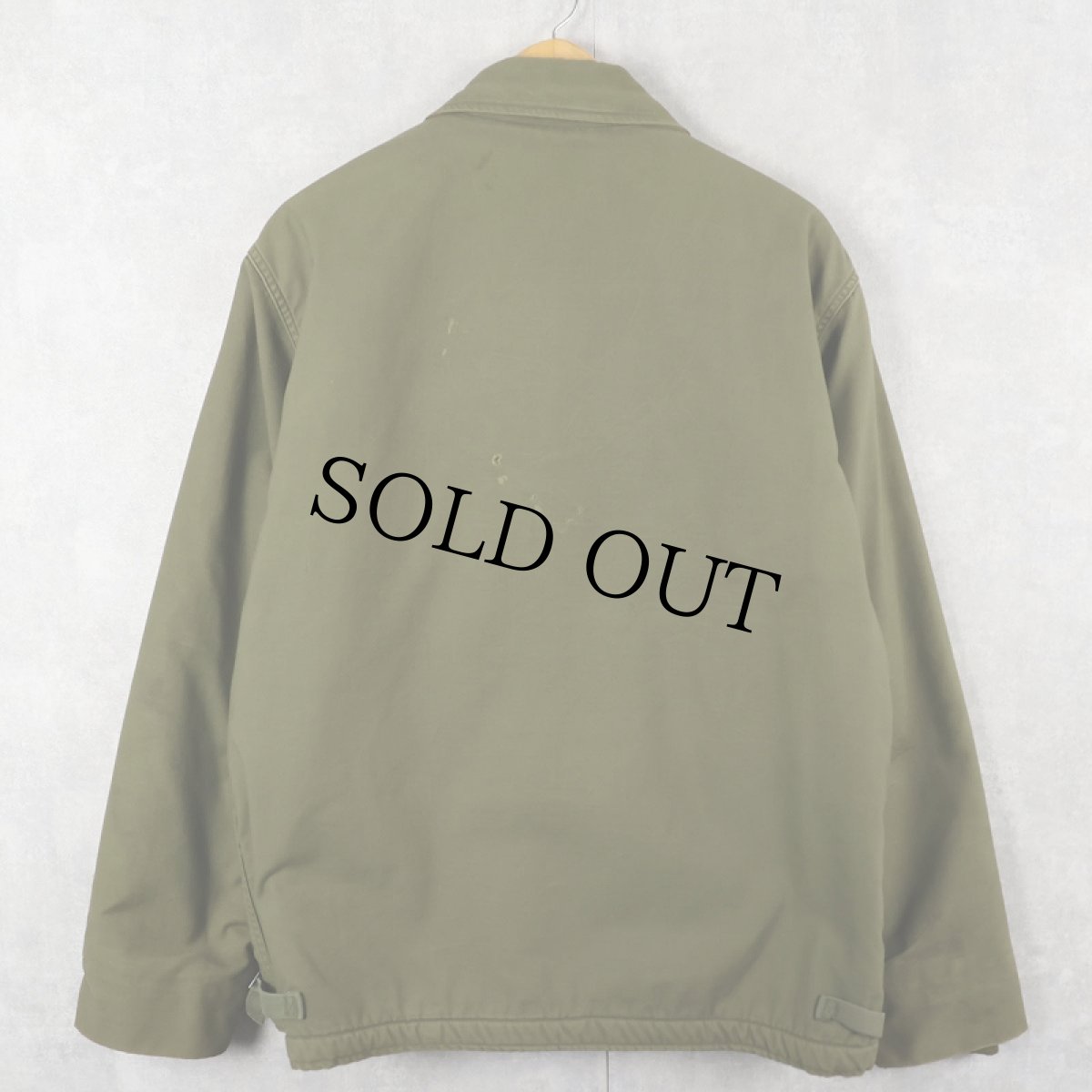 画像2: 70's U.S.NAVY A-2 デッキジャケット X-LARGE (2)