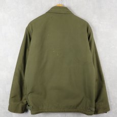 画像2: 70's U.S.NAVY A-2 デッキジャケット X-LARGE (2)