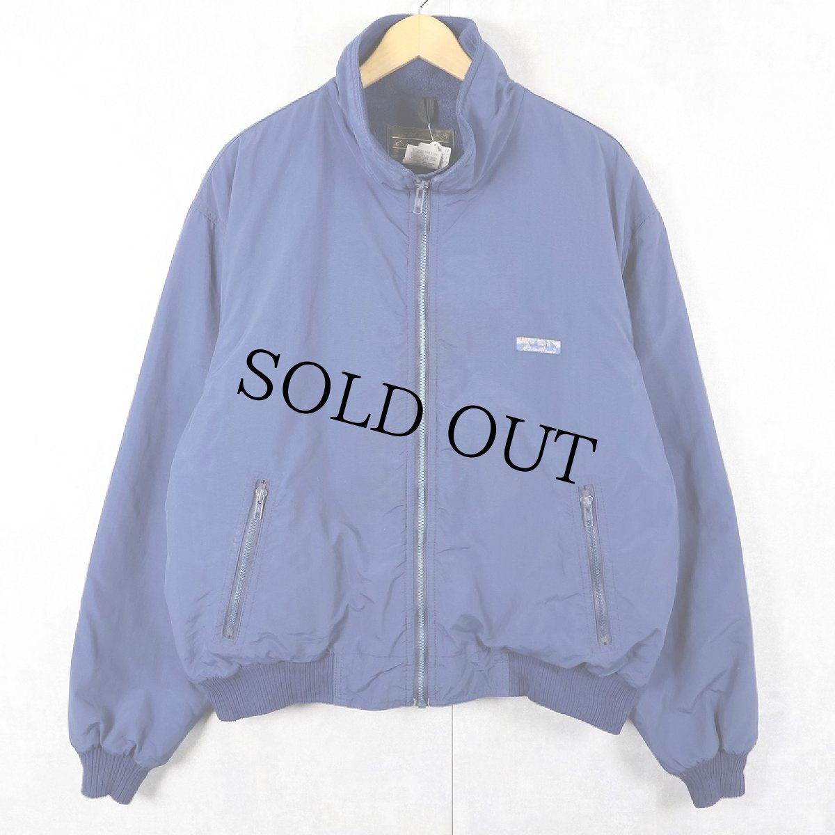 画像1: 90's Eddie Bauer USA製 裏フリース ナイロンジャケット XL (1)