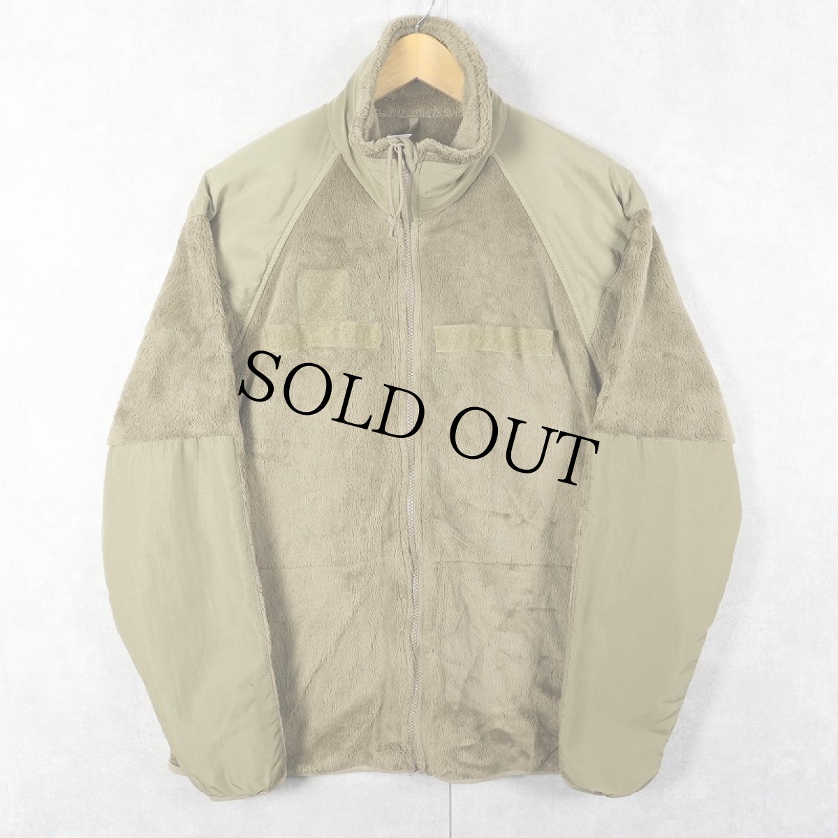 画像1: U.S.MILITARY ECWCS GEN3 Cold Weather "POLARTEC" コヨーテフリースジャケット SMALL/REGULAR (1)