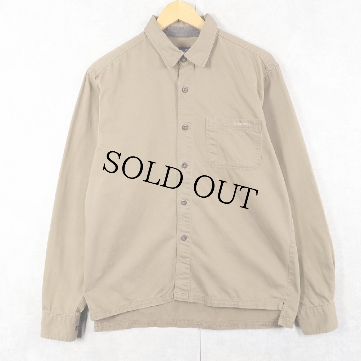 画像1: 2000's Patagonia "ORGANIC COTTON" コットンシャツ M (1)
