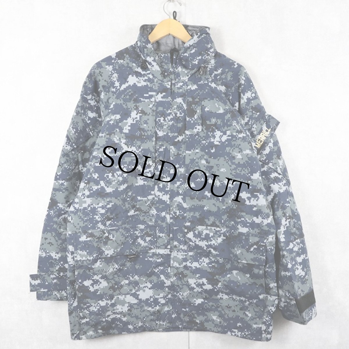 画像1: 2000's U.S.NAVY NWU Type I デジタルカモ GORE-TEX パーカー MEDIUM-LONG (1)
