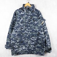 画像1: 2000's U.S.NAVY NWU Type I デジタルカモ GORE-TEX パーカー MEDIUM-LONG (1)