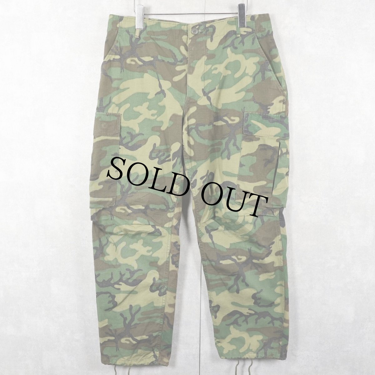 画像1: 70's U.S.ARMY ERDL迷彩 ブラウンリーフ ジャングルファティーグパンツ 5th MEDIUM-SHORT (1)