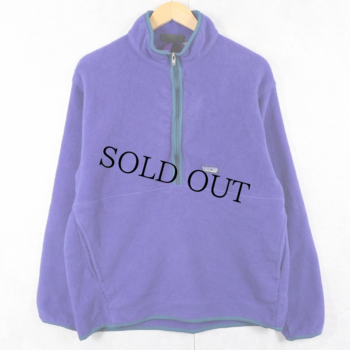 画像1: 90's Patagonia ハーフジップ フリースプルオーバージャケット XL (1)