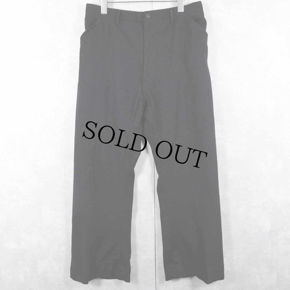 画像1: 50's U.S.NAVY ウールセーラーパンツ NAVY W33 (1)