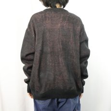 画像3: 90's JOCKEY 犬柄 ジャガードニットセーター L (3)