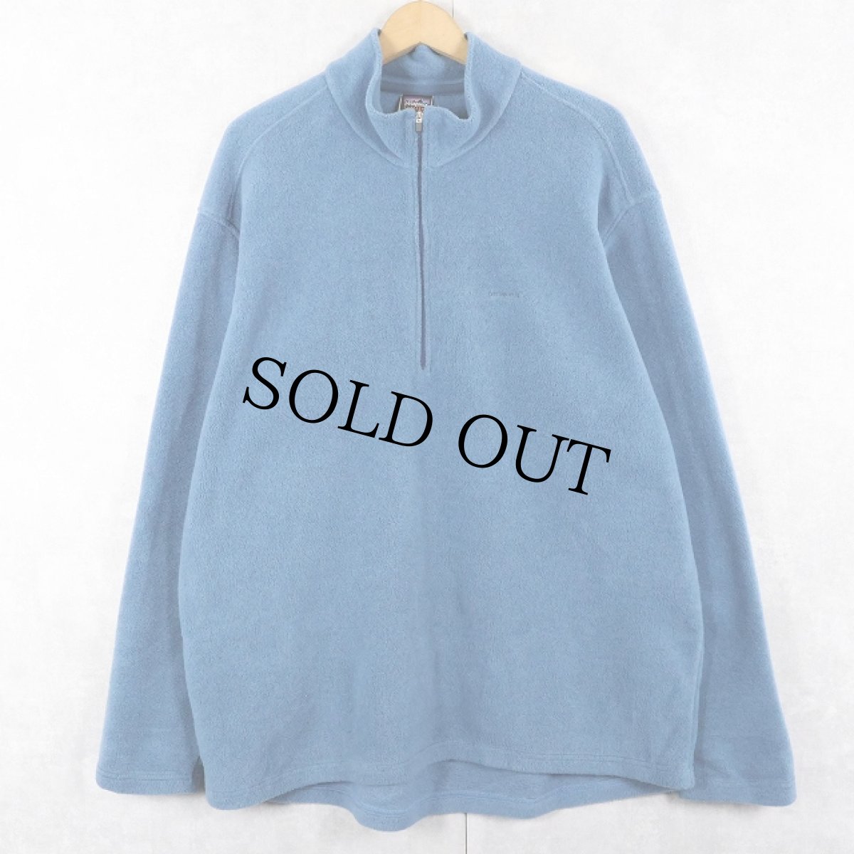 画像1: Patagonia "capilene" ロゴ刺繍 ハーフジップフリースジャケット XL (1)