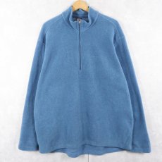 画像1: Patagonia "capilene" ロゴ刺繍 ハーフジップフリースジャケット XL (1)