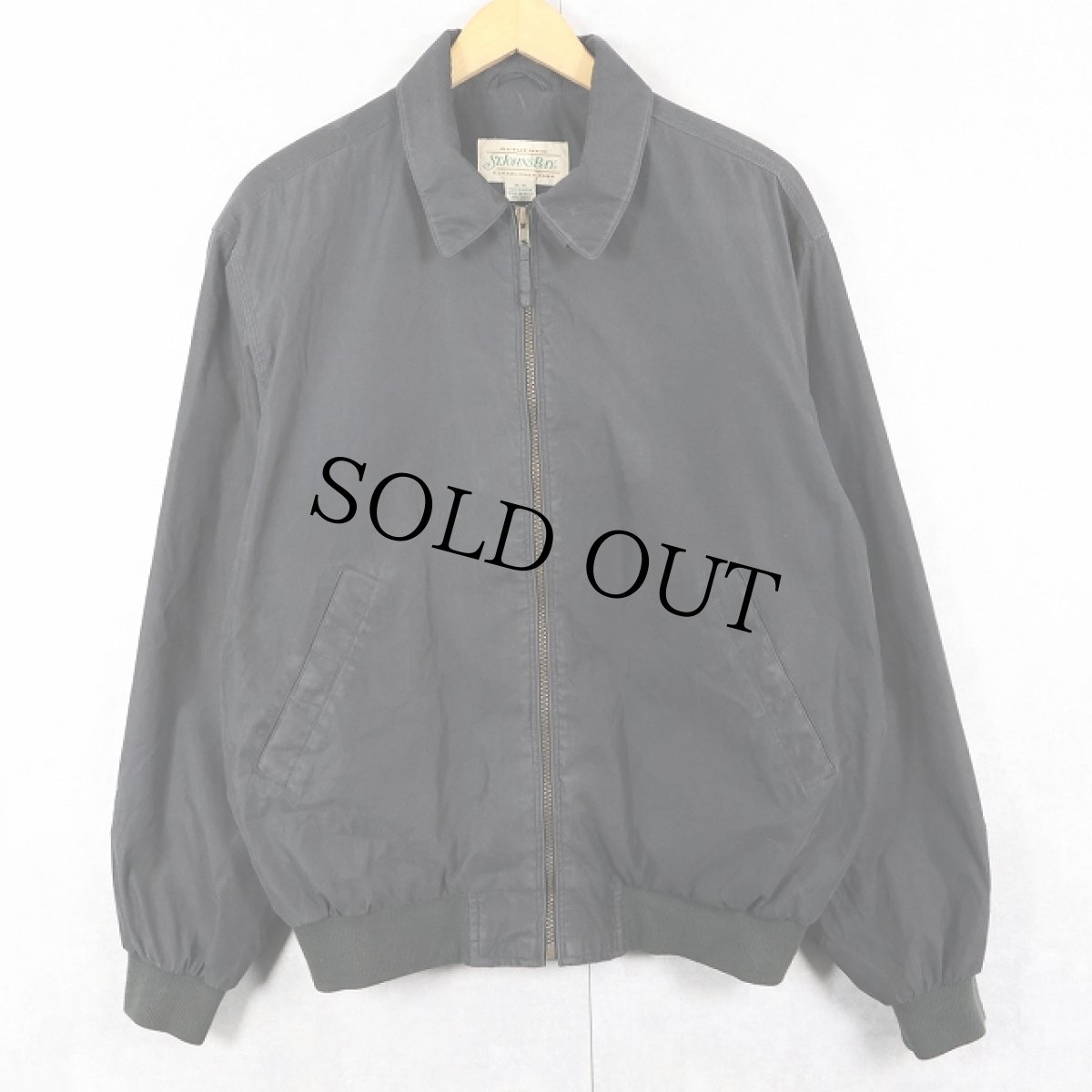 画像1: 90's ST JOHN'S BAY スイングトップ BLACK M (1)