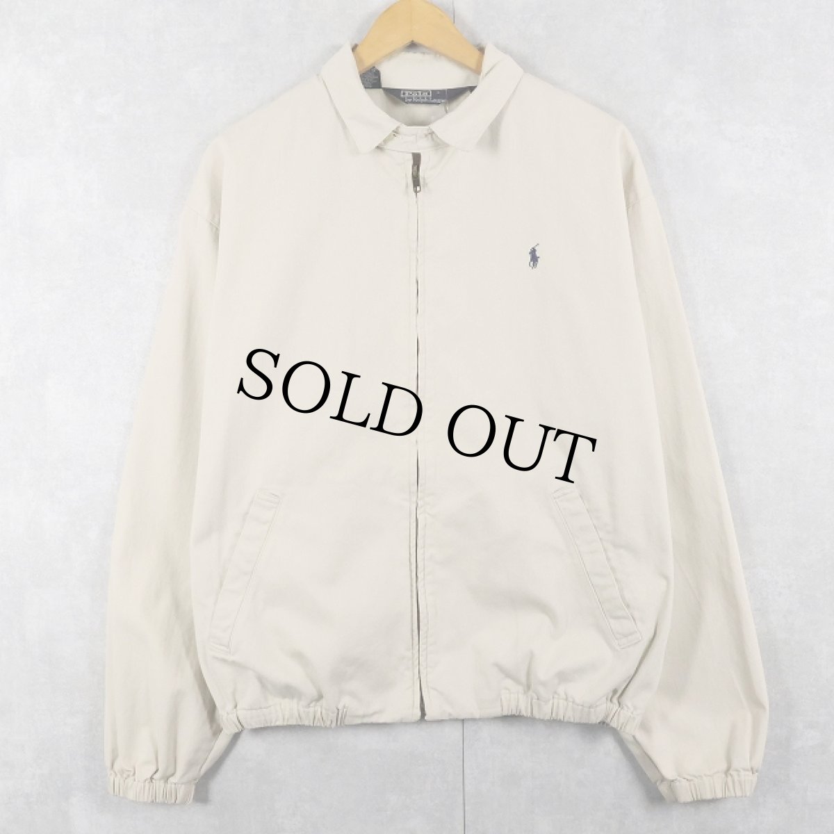 画像1: POLO Ralph Lauren ロゴ刺繍 コットンスイングトップ M (1)