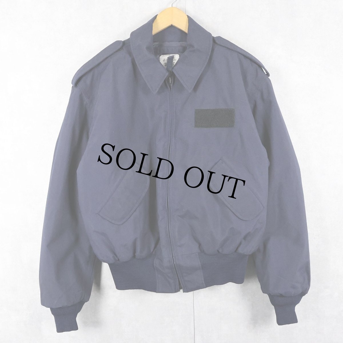 画像1: 90's U.S.COAST GUARD セキュリティポリスジャケット LARGE (1)