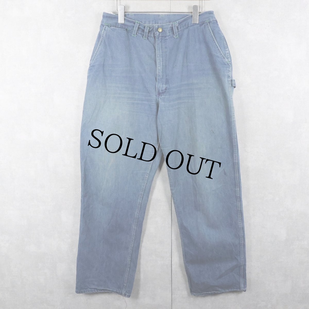 画像1: 70's OSHKOSH B'GOSH デニムペインターパンツ W31 (1)