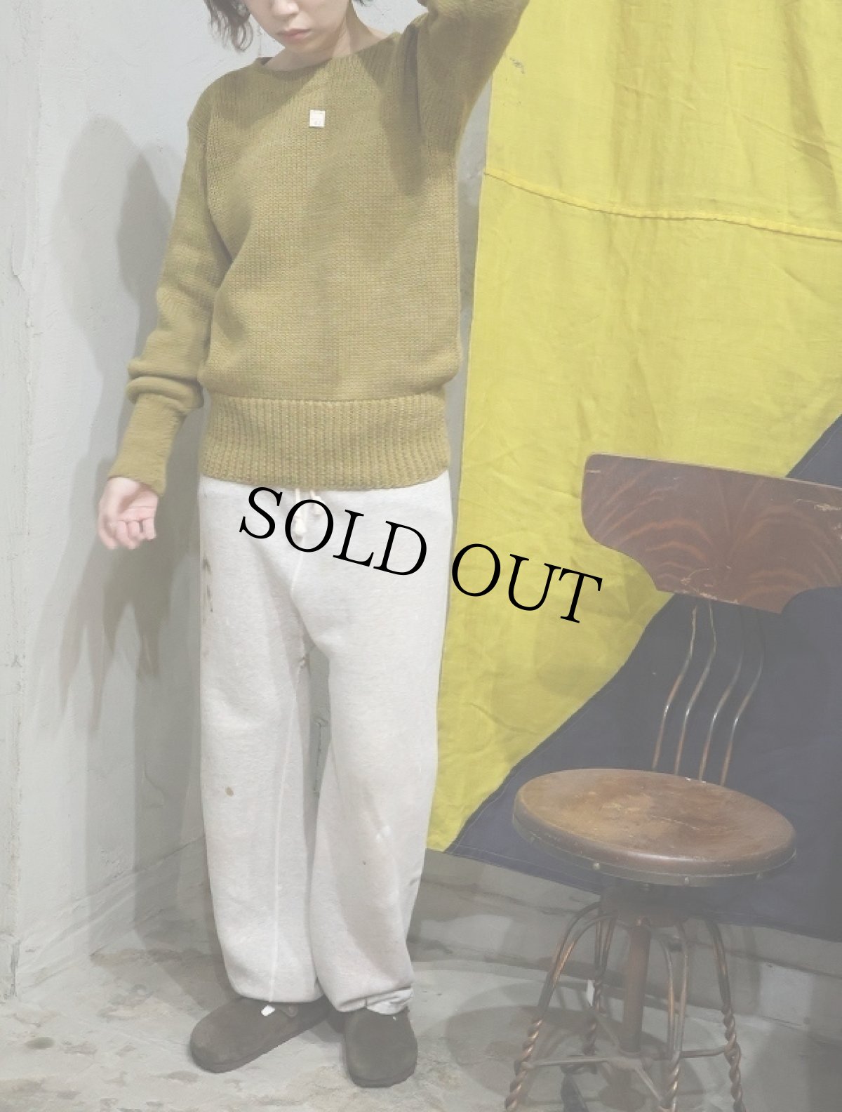 画像1: 【SALE】 50〜60's スウェットパンツ W20-33 (1)
