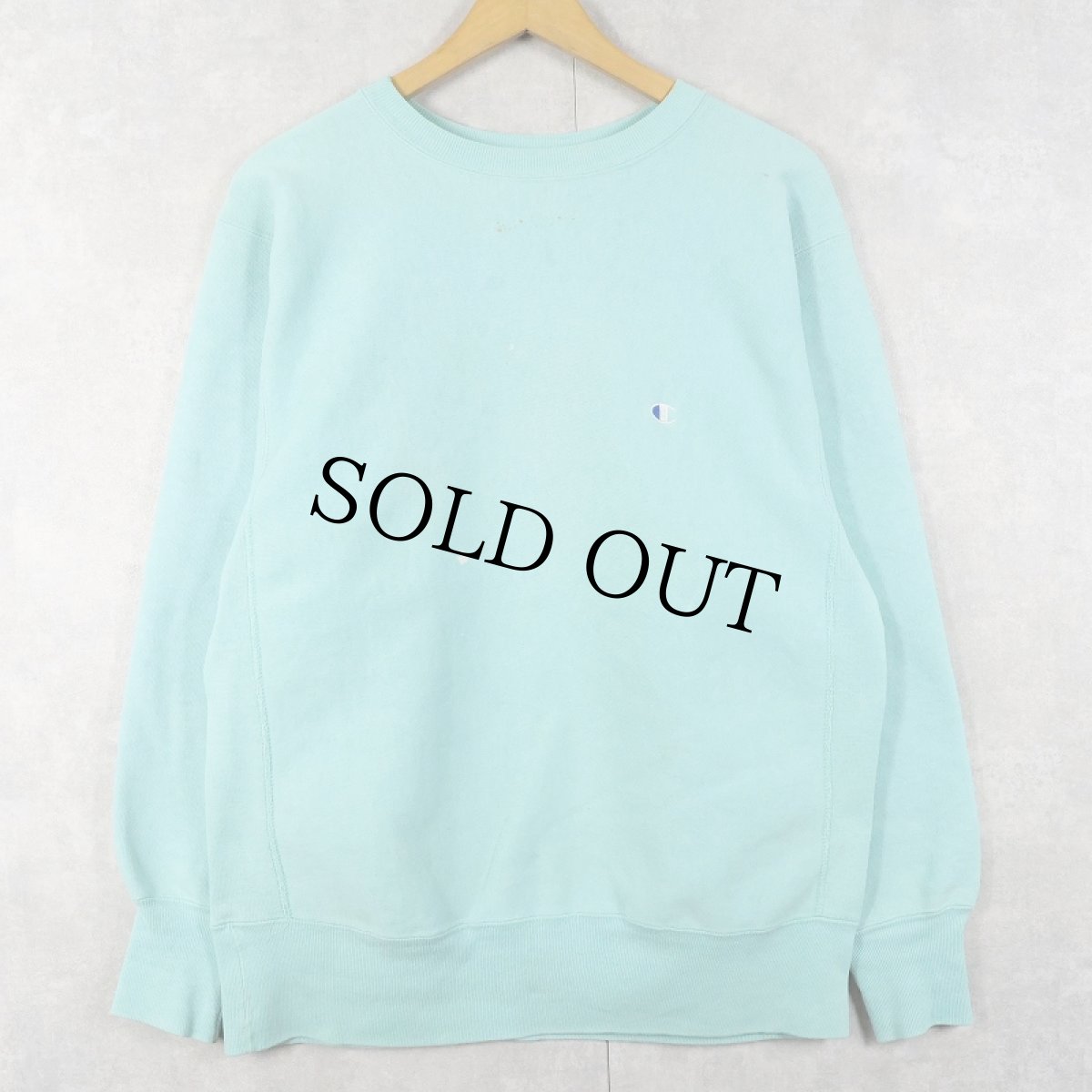 画像1: 90's Champion REVERSE WEAVE USA製 目付き スウェット L (1)