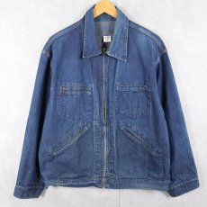 画像1: 70〜80's OSHKOSH B'GOSH USA製 デニムジップジャケット SIZE44 REGULAR (1)