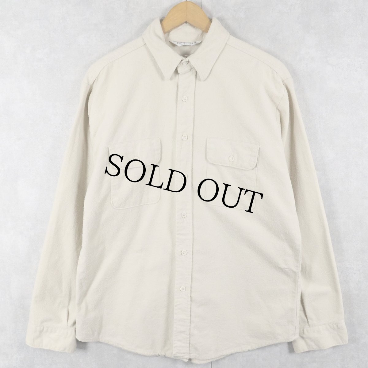 画像1: 70〜80's FIVE BROTHER USA製 シャモアクロスシャツ L (1)