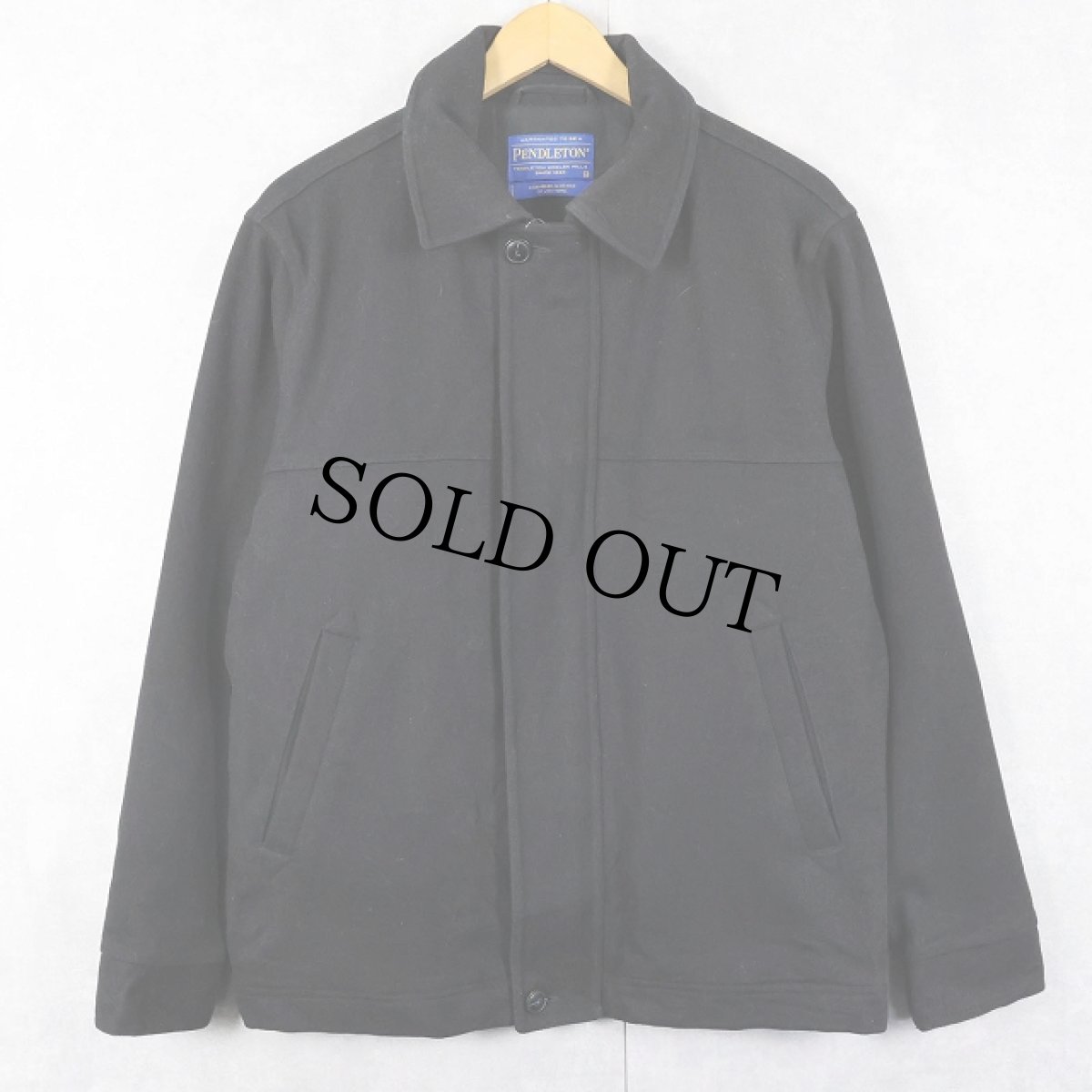 画像3: PENDLETON ウールジャケット BLACK M (3)