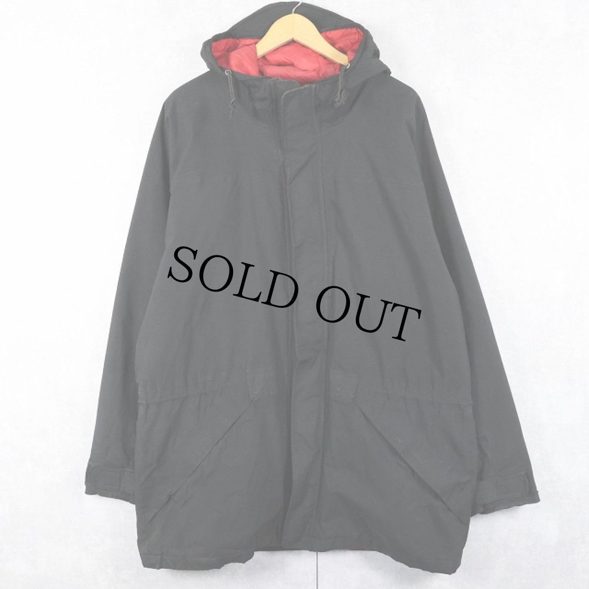 画像3: 90's J.CREW "GORE-TEX" 中綿入り マウンテンパーカー BLACK L (3)