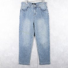 画像2: JADED LONDON ダメージ加工 デニムパンツ W32 (2)