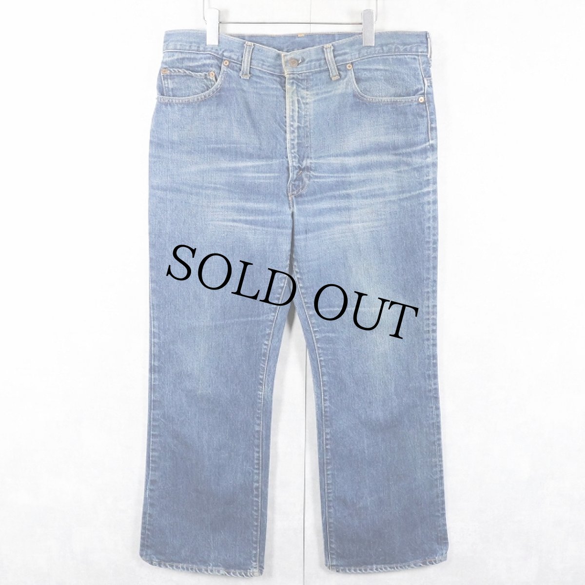 画像1: 80's Levi's 517 USA製 ブーツカットデニムパンツ W37 (1)