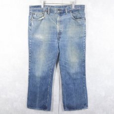 画像1: 70's Levi's 517 66Single ブーツカットデニムパンツ W39 (1)