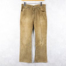画像3: 70〜80's Levi's ブーツカット コーデュロイパンツ W31 (3)