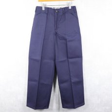 画像2: BEN DAVIS "THE GORILLA CUT" ゴリラカットパンツ NAVY フラッシャー付き未使用品 W32 L32 (2)