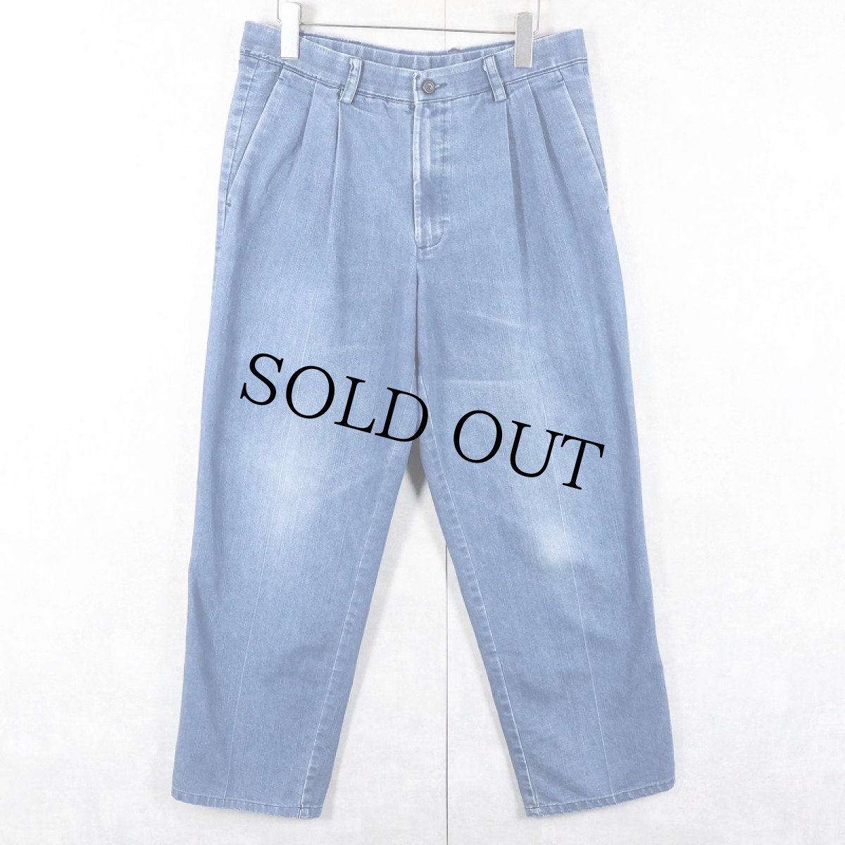 画像1: DOCKERS 2タック デニムパンツ W31 (1)