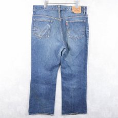 画像2: 80's Levi's 517 USA製 ブーツカットデニムパンツ W37 (2)