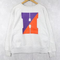 画像1: 2000's Champion REVERSE WEAVE "HOBART" バックプリントスウェット XL (1)