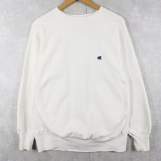 画像1: 90's Champion REVERSE WEAVE USA製 目付き スウェット L (1)
