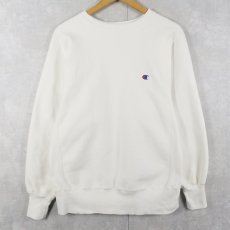 画像1: 80's Champion REVERSE WEAVE USA製 トリコタグ 目付き スウェット L (1)