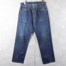 画像1: 40〜50's LEVI'S 501XX 47モデル 革パッチ 片面タブ デニムパンツ W30 (1)