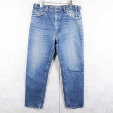 画像1: 80〜90's Levi's 505 USA製 オレンジタブ デニムパンツ W35 (1)