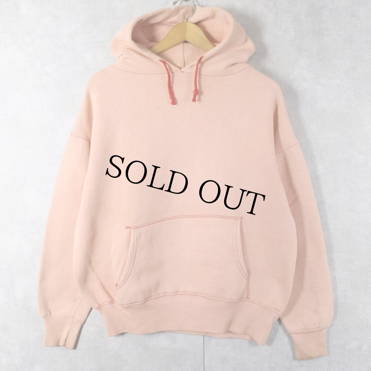 画像1: 60's 無地スウェットフーディー (1)