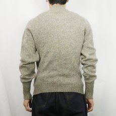 画像3: 70's PENDLETON ミックスカラー モックネックウールニットセーター M (3)
