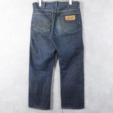 画像2: 60's Wrangler 13MWZ USA製 斜めベル デニムパンツ W32 (2)
