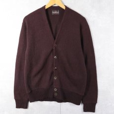 画像1: 70's CAMPUS USA製 アクリルニットカーディガン L (1)