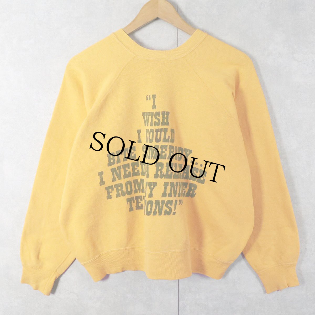 画像2: 60's MAYO SPRUCE "SNOOPY" キャラクタープリント ラグランスウェット (2)